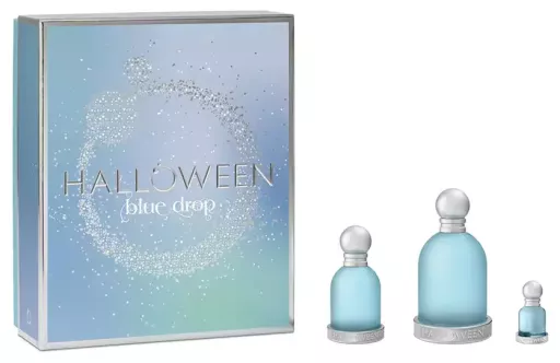 Halloween &Eacute;tui Blue Drop 3 pi&egrave;ces