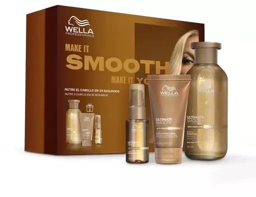WELLA Professionals &Eacute;tui 3 pi&egrave;ces Ultimate Smooth