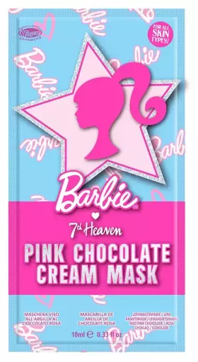 7th Heaven Masque visage &agrave; l'argile rose chocolat Barbie 10 ml