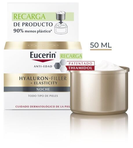 Eucerin Recharge de cr&egrave;me de nuit Hyaluron-Filler+ &Eacute;lasticit&eacute; 50 ml