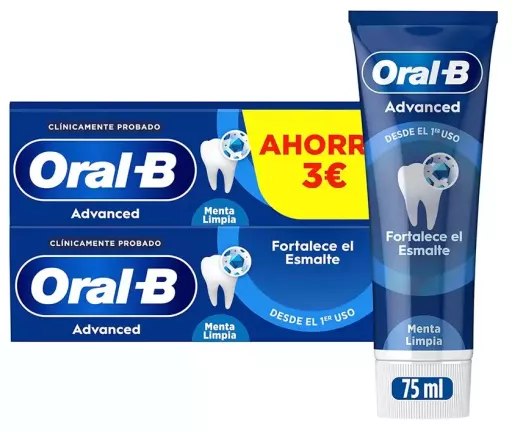 Oral-B Dentifrice fortifiant pour l'&eacute;mail 2 x 75 ml