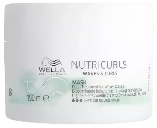 WELLA Professionals Masque capillaire Nutricurls pour cheveux boucl&eacute;s et ondul&eacute;s 150 ml